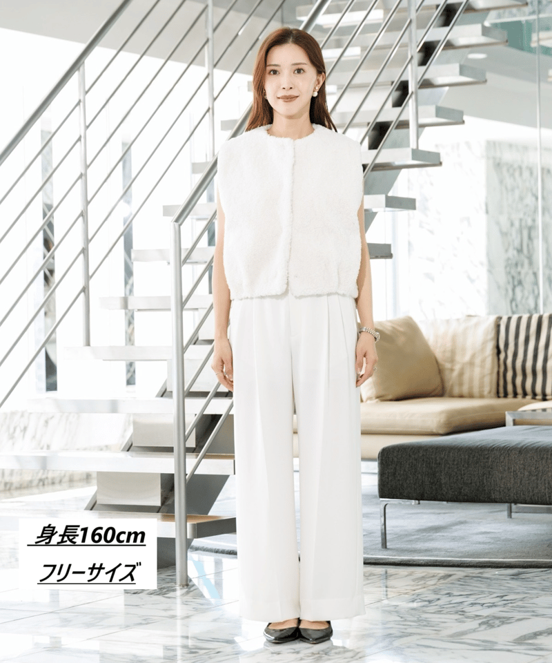 洗える】プードルボアジレ | HELLO BY FUMIO KANAGAWA