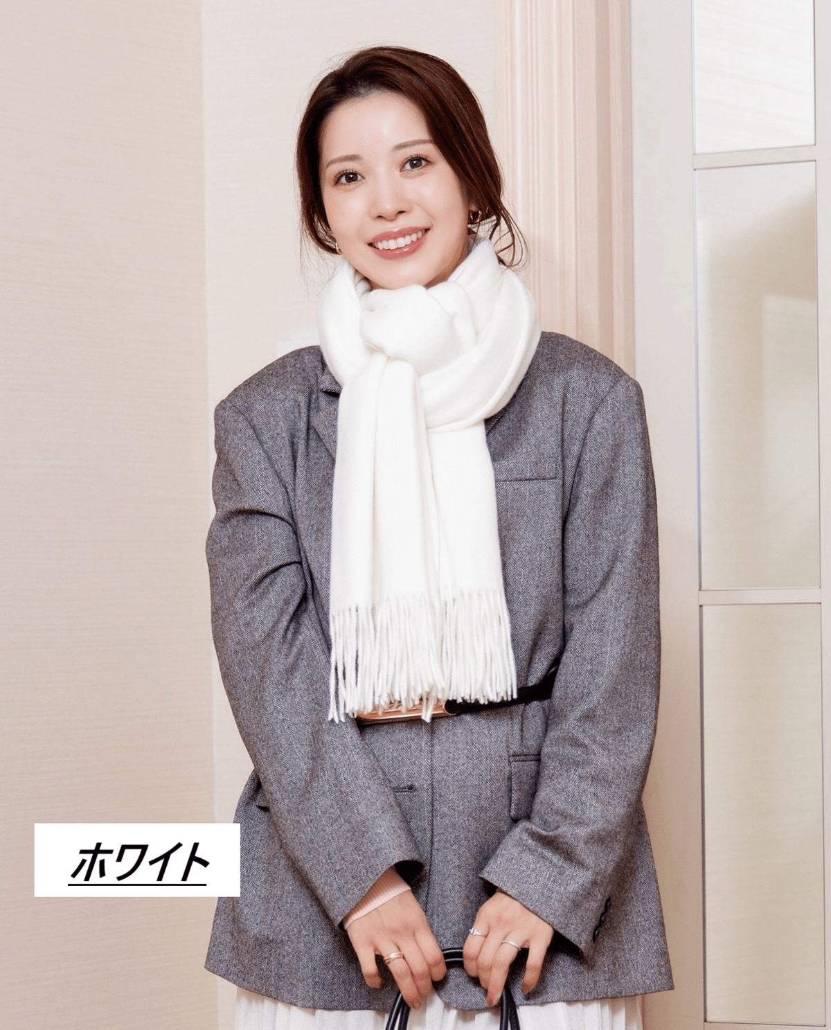 カシミヤ混大判ストール | HELLO BY FUMIO KANAGAWA