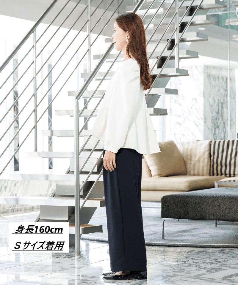 洗える・楽ちん】ダンボールニット パワショルペプラム | HELLO BY