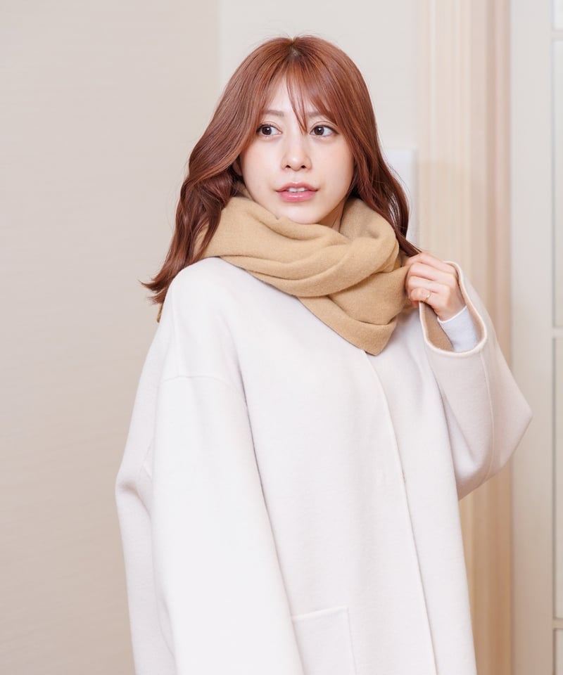 カシミヤ混大判ストール | HELLO BY FUMIO KANAGAWA