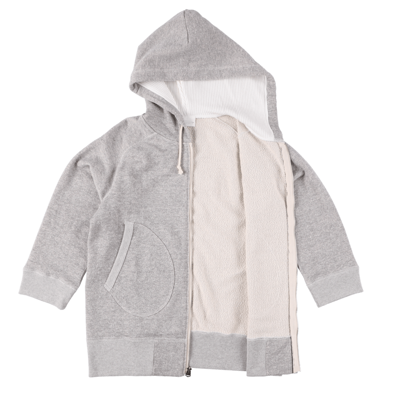 七分パーカー グレー | PANTONE