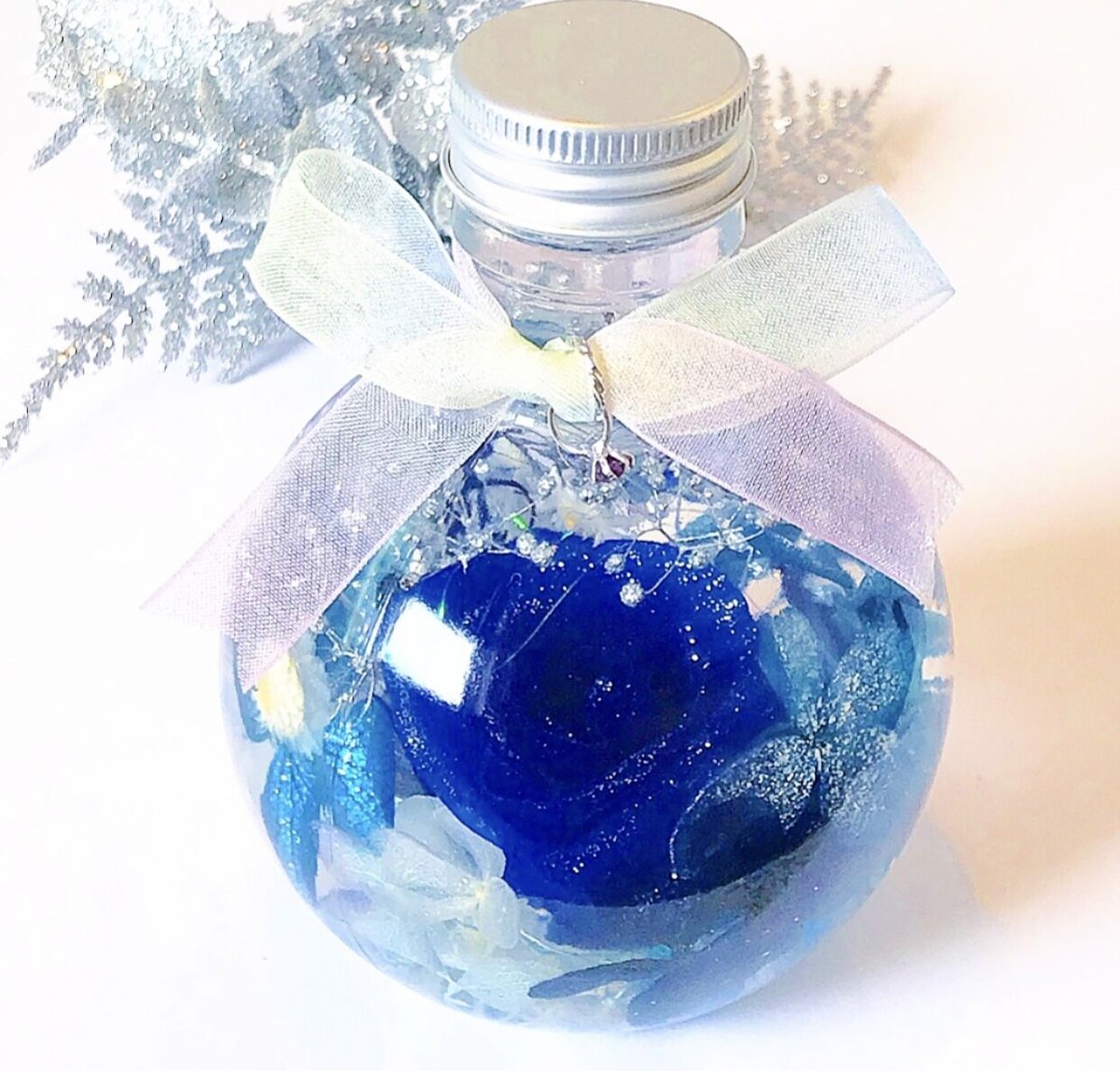 期間限定*『星座の森〜友愛の水瓶座〜』プリザーブドフラワーと