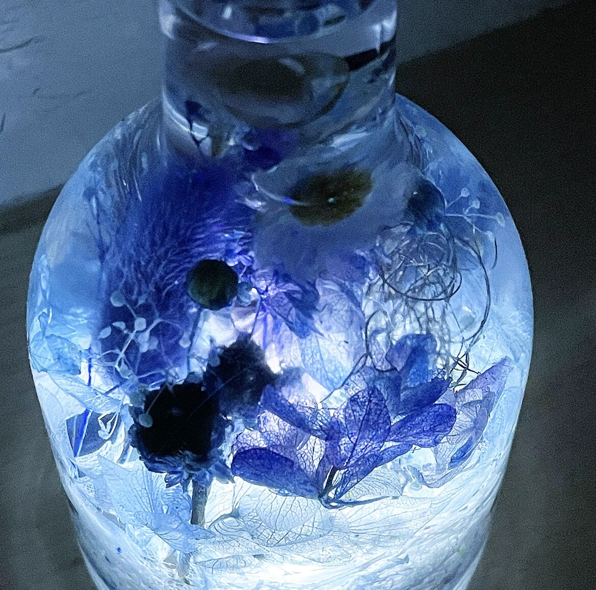 期間限定『真夜中の森』プリザーブドフラワーとクリスタルのメルヘン