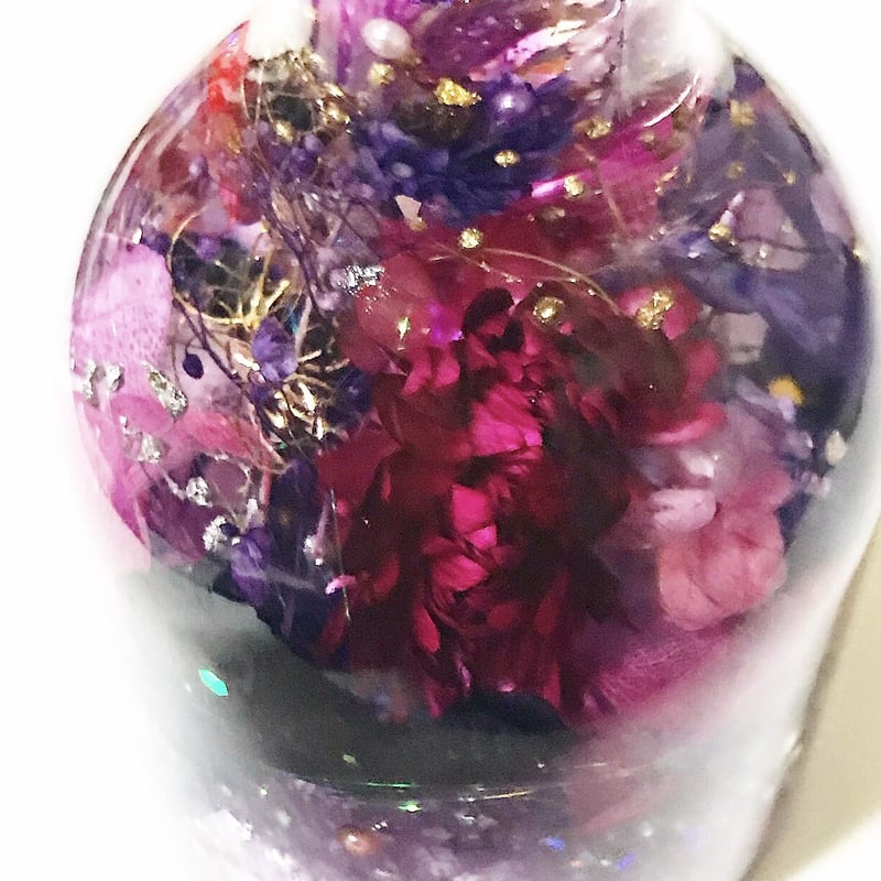 期間限定『魔女パーティーの森』プリザーブドフラワーとクリスタルの