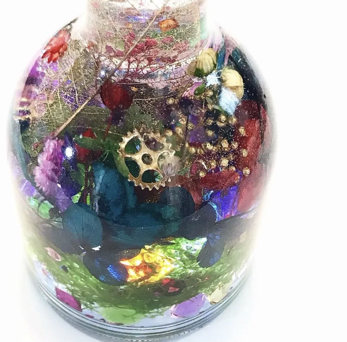 書籍掲載作品✳︎『魔法使いの森』プリザーブドフラワーと