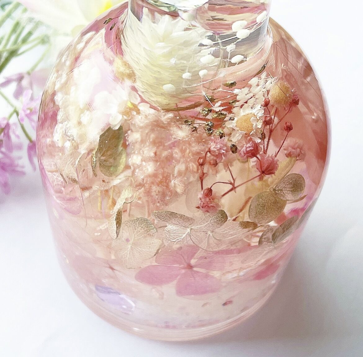 宝石の森〜プリザーブドフラワーとクリスタルのメルヘンハーバリウムライト fit=scale-down,w=1200
