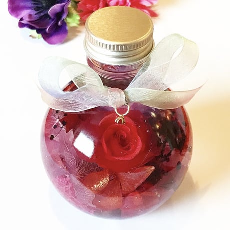 シリウス✩*॰¨̮です。プリザーブドフラワー プリザーブドフラワー／青い薔薇とシルバーローズ11輪の花束