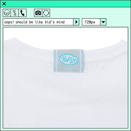 %psh HeM long sleeve tee　/　HM-OPS2201 WHITE