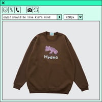 %psh Hyena sweat　/　OPS-2403 BROWN