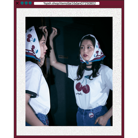 %psh cherry bandana　/　OPS-2504 BURGUNDY