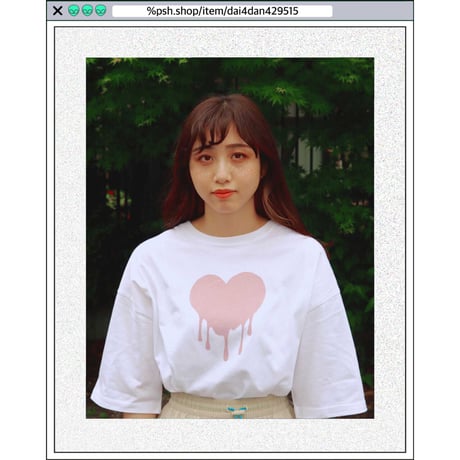 %psh retro crayon art Tee　/　OPS-2206 MINT