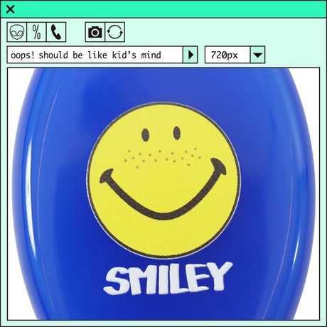 %psh smiley coin case　/　SF-OPS2206 BLUE