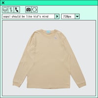 %psh Hyena long sleeve tee　/　OPS-2402 BEIGE