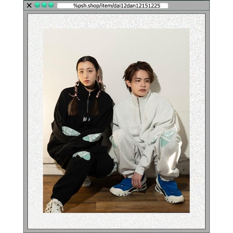 %psh crayon sweat pants　/　OPS-2309 BLACK