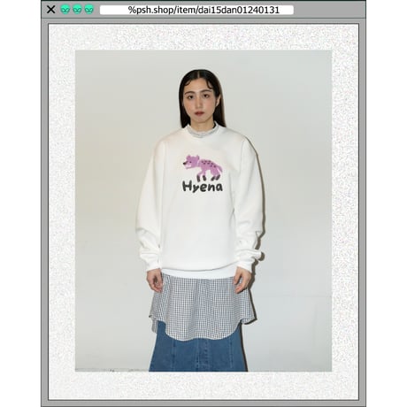 %psh Hyena sweat　/　OPS-2403 HEATHER GRAY