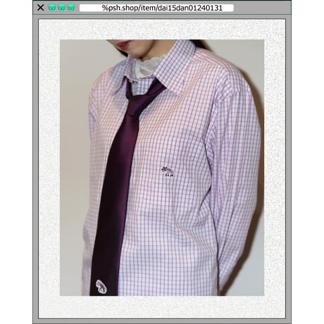 %psh Hyena long sleeve shirt　/　OPS-2401 PURPLE