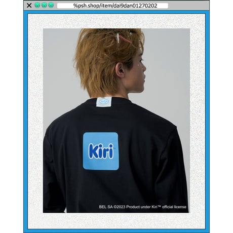 %psh Kiri™ long sleeve tee　/　KIR-OPS2301 PASTEL EMERALD
