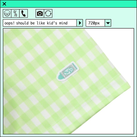 %psh retro flower polo shirt　/　OPS-2302 GREEN