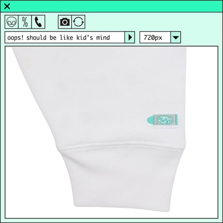 %psh crayon peach parker　/　OPS-2307 WHITE