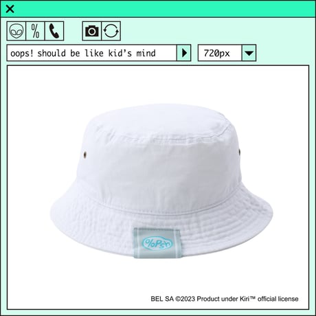 %psh Kiri™ hat　/　KIR-OPS2303 WHITE