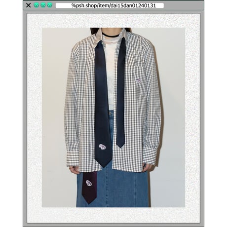 %psh Hyena long sleeve shirt　/　OPS-2401 PURPLE
