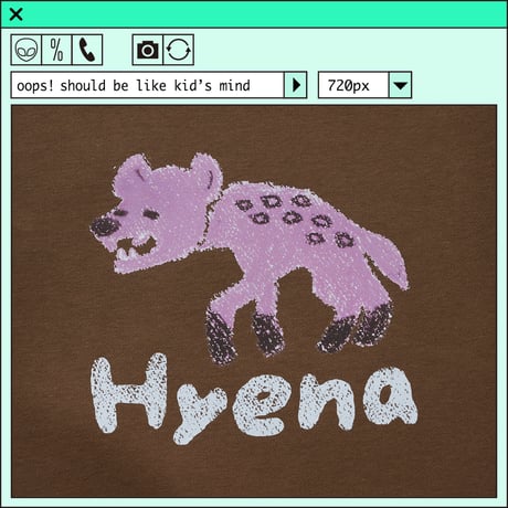 %psh Hyena sweat　/　OPS-2403 BROWN