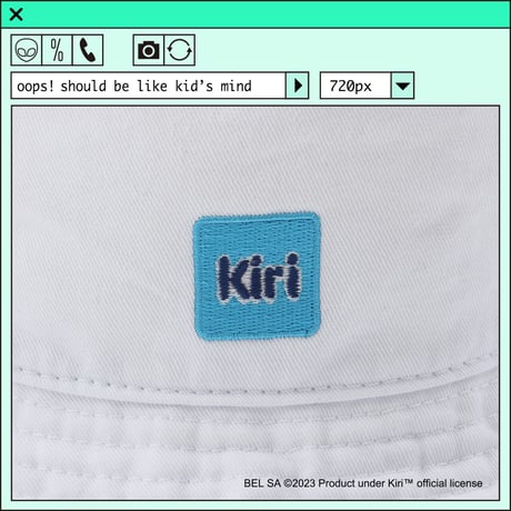 %psh Kiri™ hat　/　KIR-OPS2303 WHITE