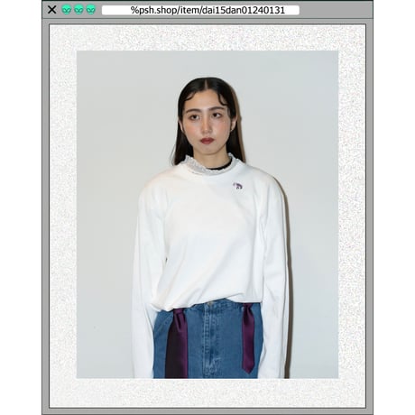 %psh Hyena long sleeve tee　/　OPS-2402 BLACK