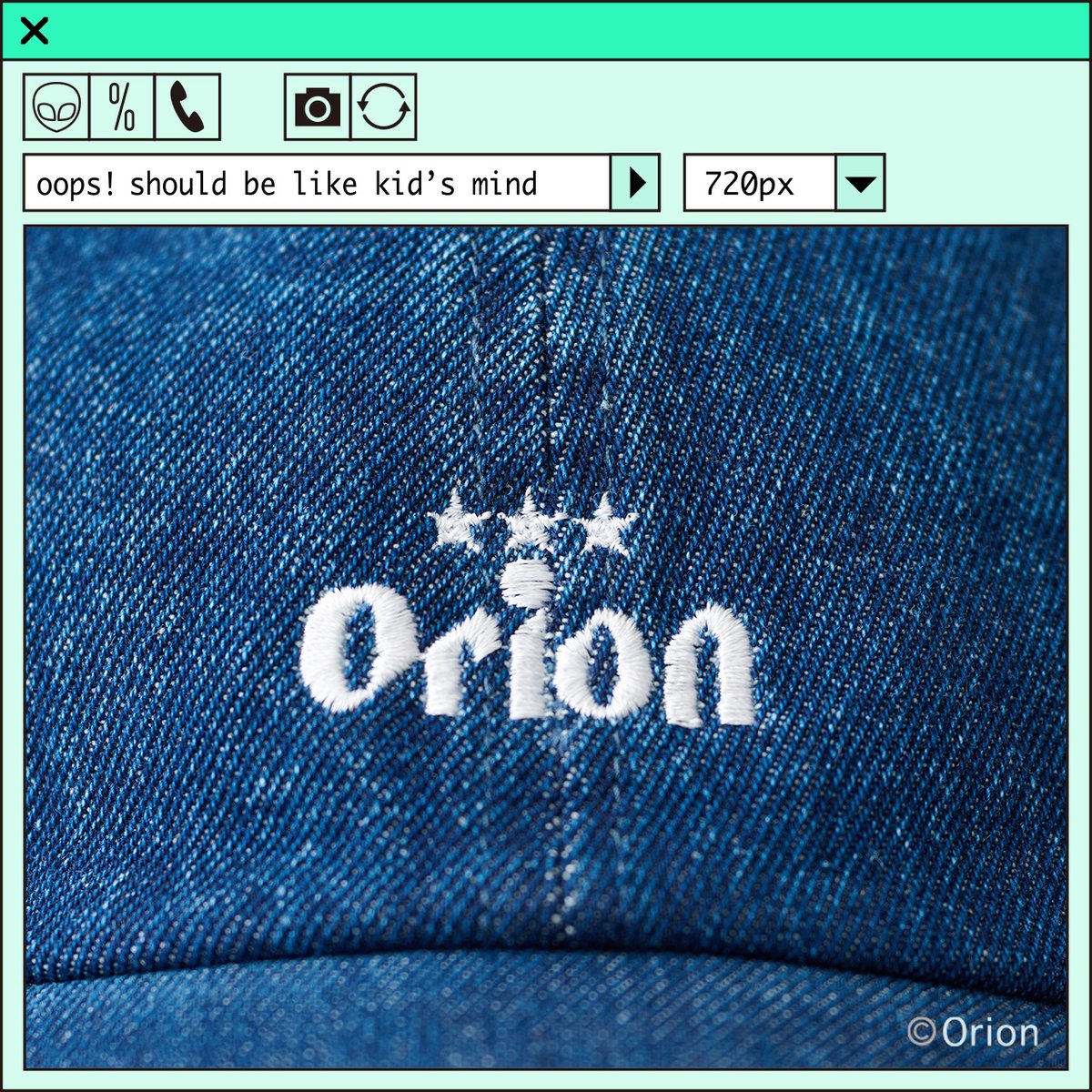 psh Orion Beer cap / OR-OPS2404 DENIM | ％psh(ウ