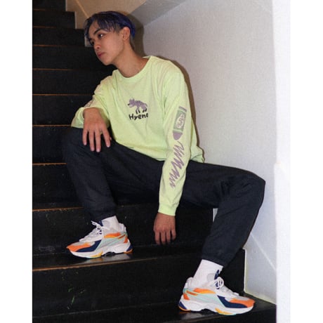 %psh Hyena Long Sleeve Tee / OPS-2102 LIM