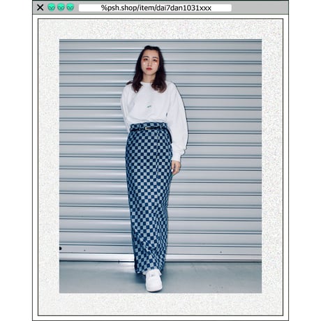 %psh crayon patch sweat　/　OPS-WA003 SEA FOAM