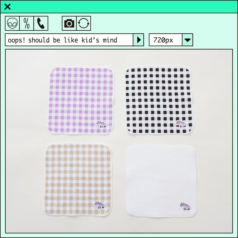 Brokensolutions様★専用ページSKULLPANDA19点 psh Hyena face towel / OPS-2405 BLACK | ％psh(ウ