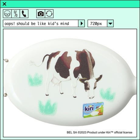 %psh Kiri™ coin case　/　KIR-OPS2305 WHITE