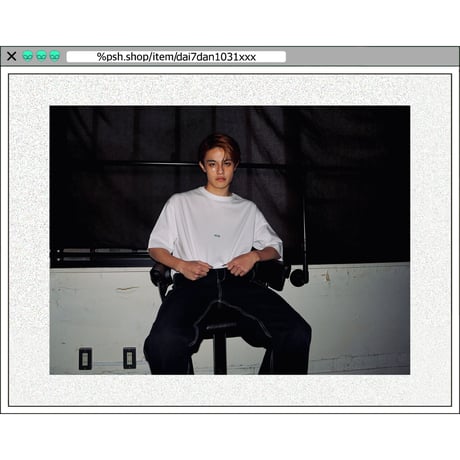 %psh crayon patch tee　/　OPS-WA001 BLACK