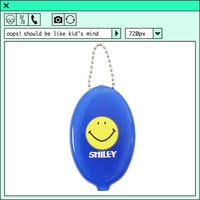 %psh smiley coin case　/　SF-OPS2206 BLUE