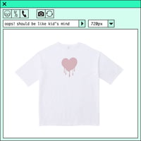 %psh retro crayon art Tee　/　OPS-2206 PINK