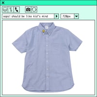%psh smiley shirt　/　SF-OPS2203 BLUE