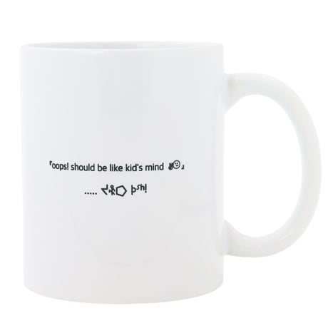 %psh Hyena mug / OPS-2110 WHT