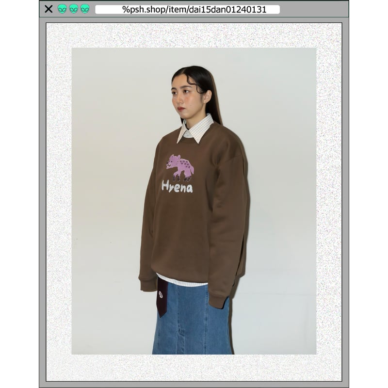 psh Hyena sweat / OPS-2403 HEATHER GRAY | ％psh