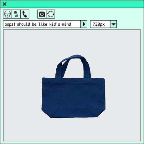 ％psh SPAM® Brand lunch tote bag　/　SPA-OPS2406 NAVY