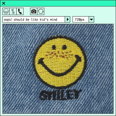 %psh smiley hat　/　SF-OPS2204 DENIM