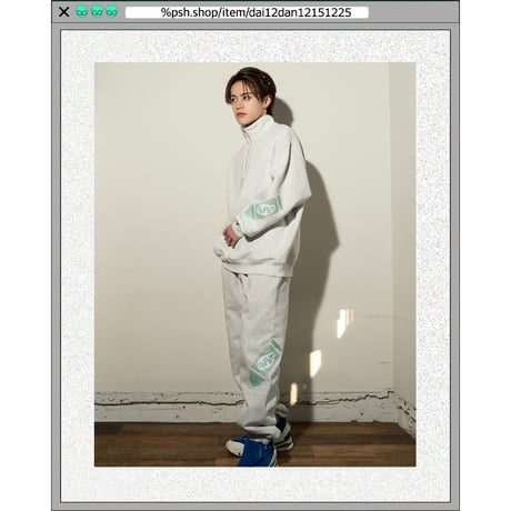 %psh crayon sweat pants 　/　OPS-2309 ASH
