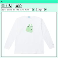 %psh HeM long sleeve tee　/　HM-OPS2201 WHITE