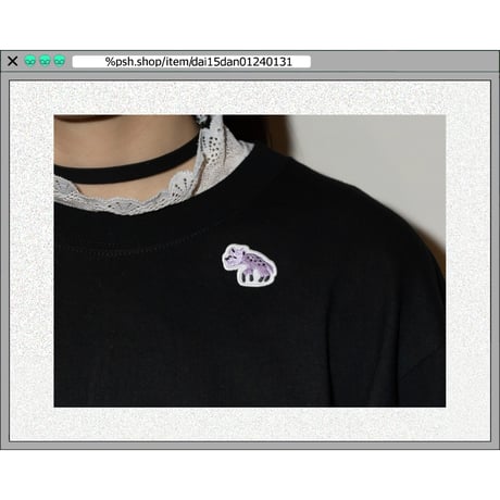 %psh Hyena long sleeve tee　/　OPS-2402 BLACK
