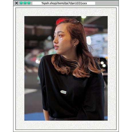 %psh crayon patch tee　/　OPS-WA001 WHITE