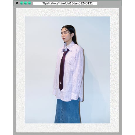 %psh Hyena long sleeve shirt　/　OPS-2401 BEIGE