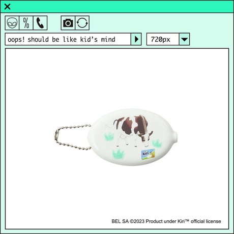 %psh Kiri™ coin case　/　KIR-OPS2305 WHITE