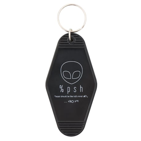 %psh symbol logo motel key holder / OPS-2111 BLK