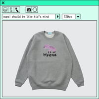 %psh Hyena sweat　/　OPS-2403 HEATHER GRAY