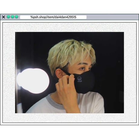 %psh symbol logo mask　/　OPS-2210 BLACK